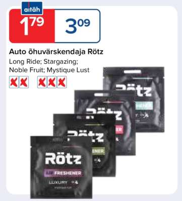Auto õhuvärskendaja Rötz