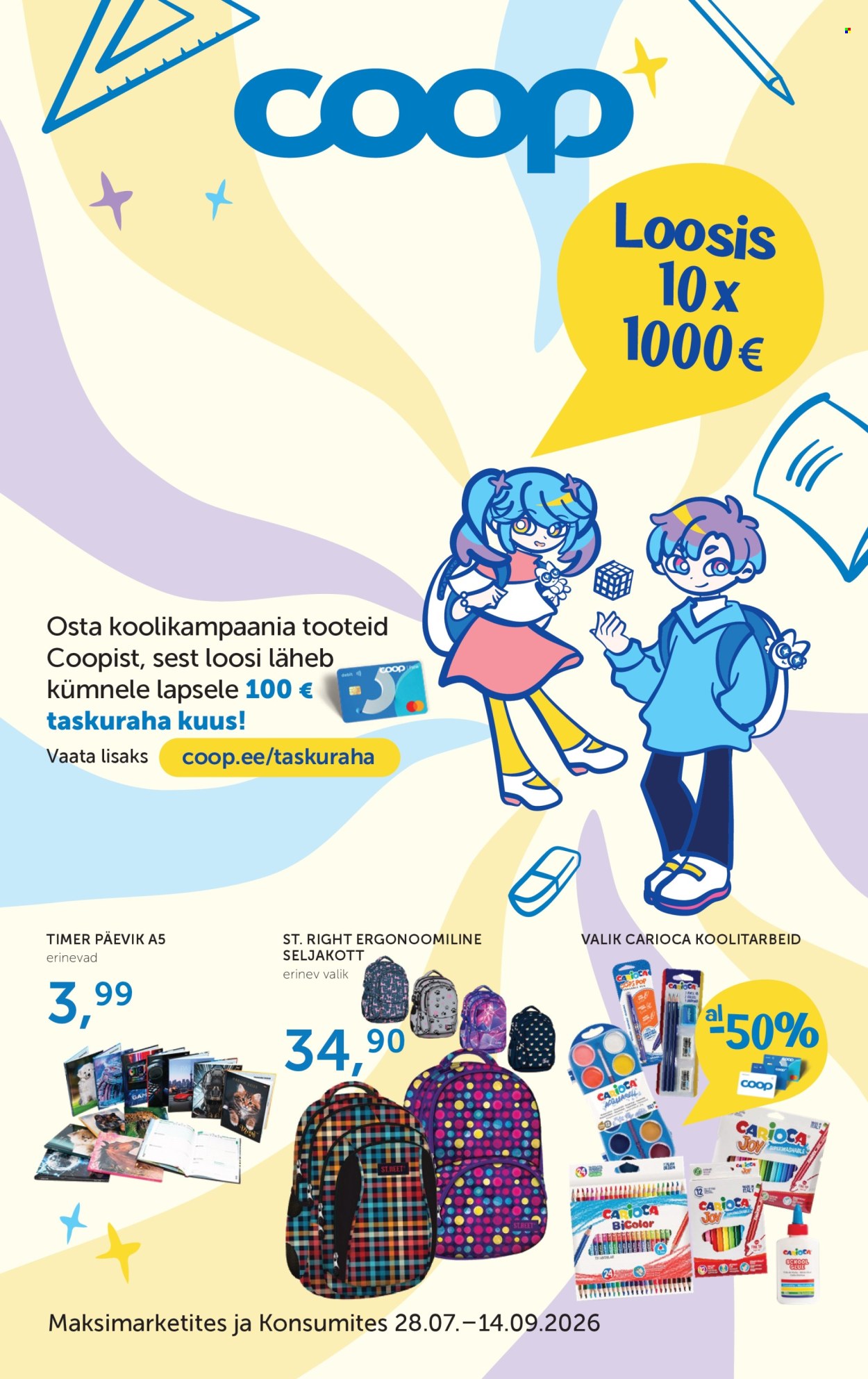 Coop kliendileht - 28.07.2026 - 14.09.2026. Lehekülg 1