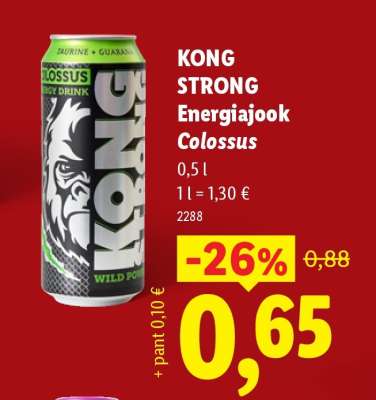Kong Strong Energiajook Colossus