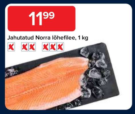 Jahutatud Norra lõhefilee