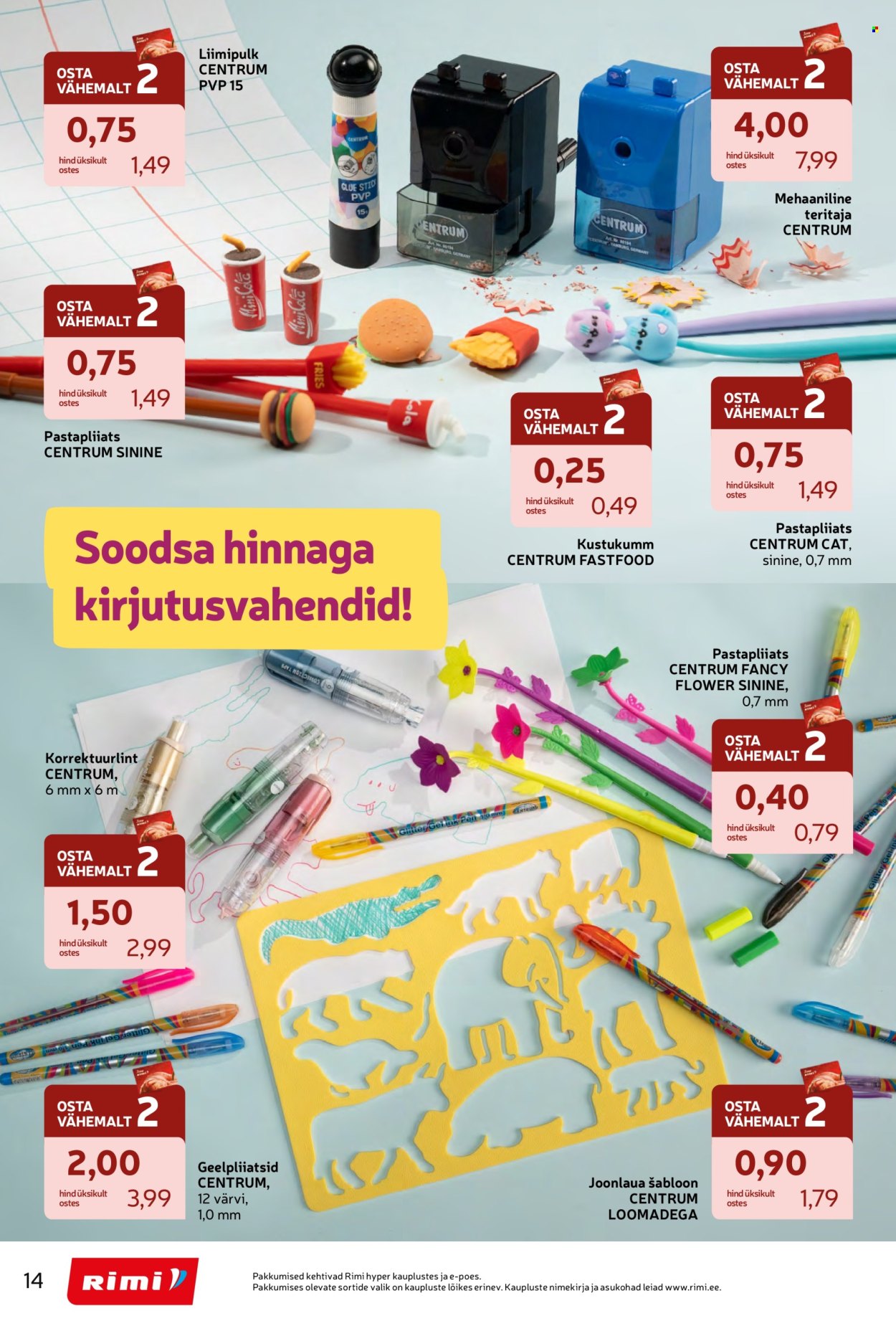 Rimi kliendileht - 28.07.2026 - 07.09.2026. Lehekülg 14