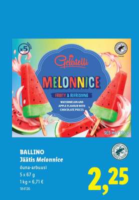 BALLINO Jäätis Melonnice