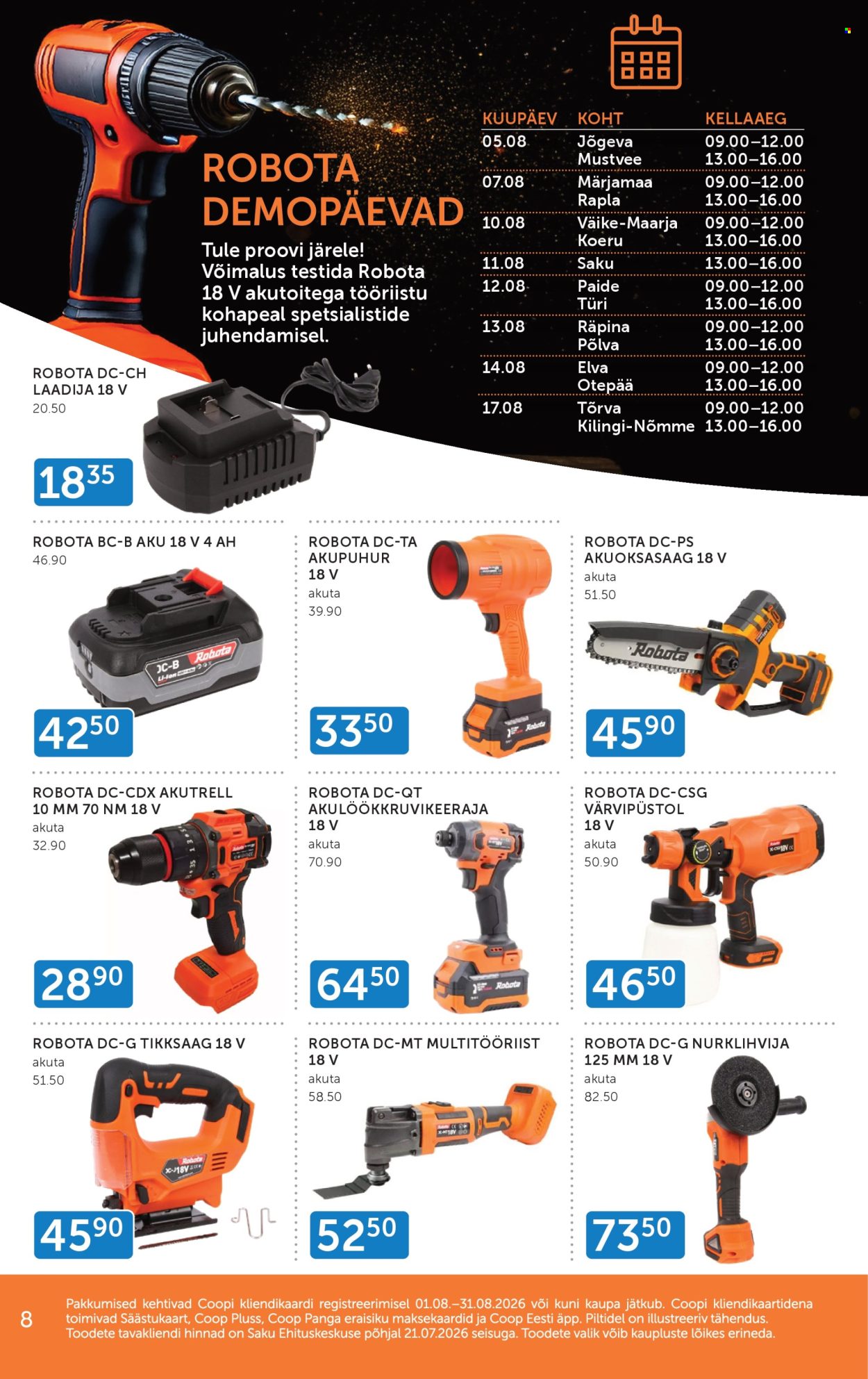 Coop kliendileht - 01.08.2026 - 31.08.2026. Lehekülg 8