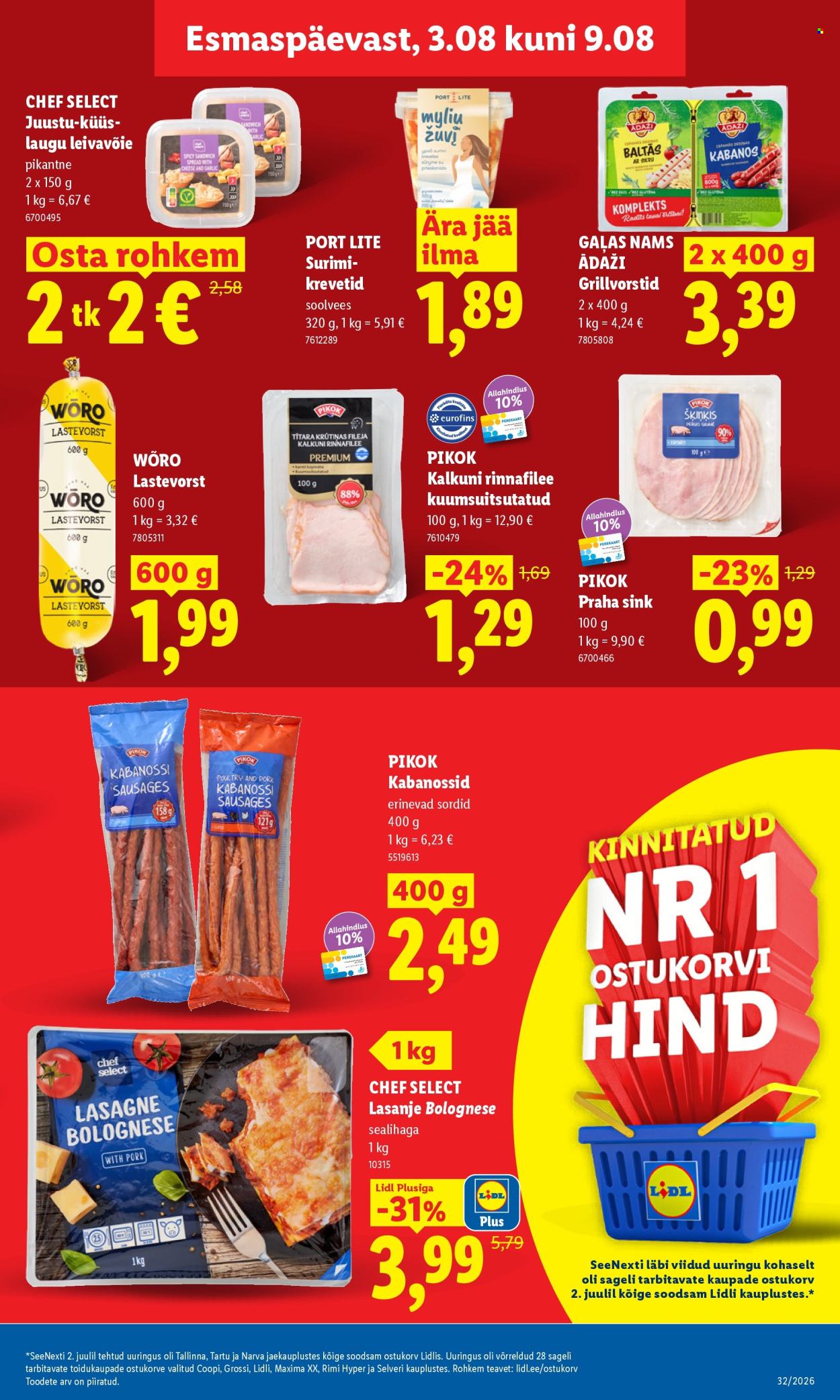 Lidl kliendileht - 03.08.2026 - 09.08.2026. Lehekülg 17