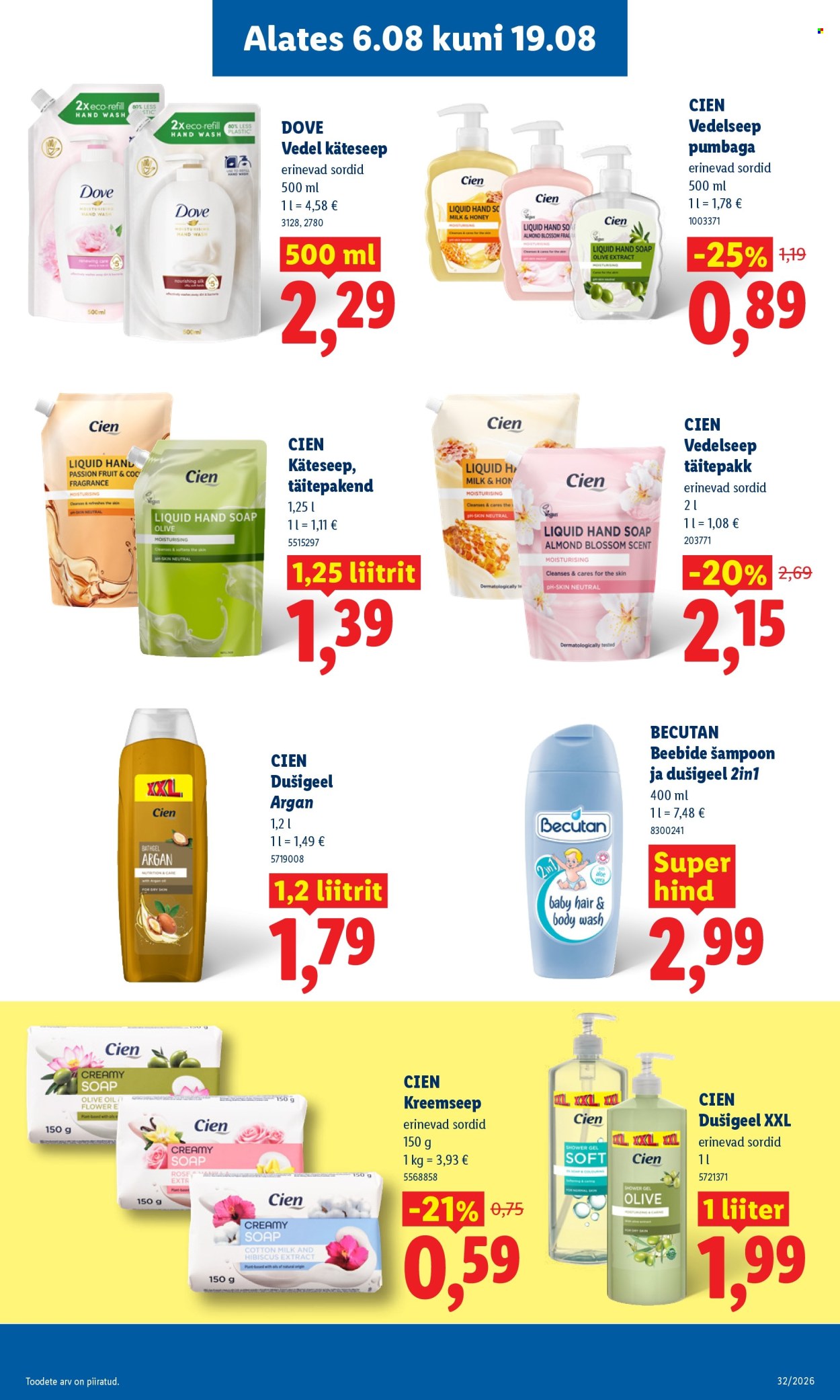 Lidl kliendileht - 03.08.2026 - 09.08.2026. Lehekülg 29