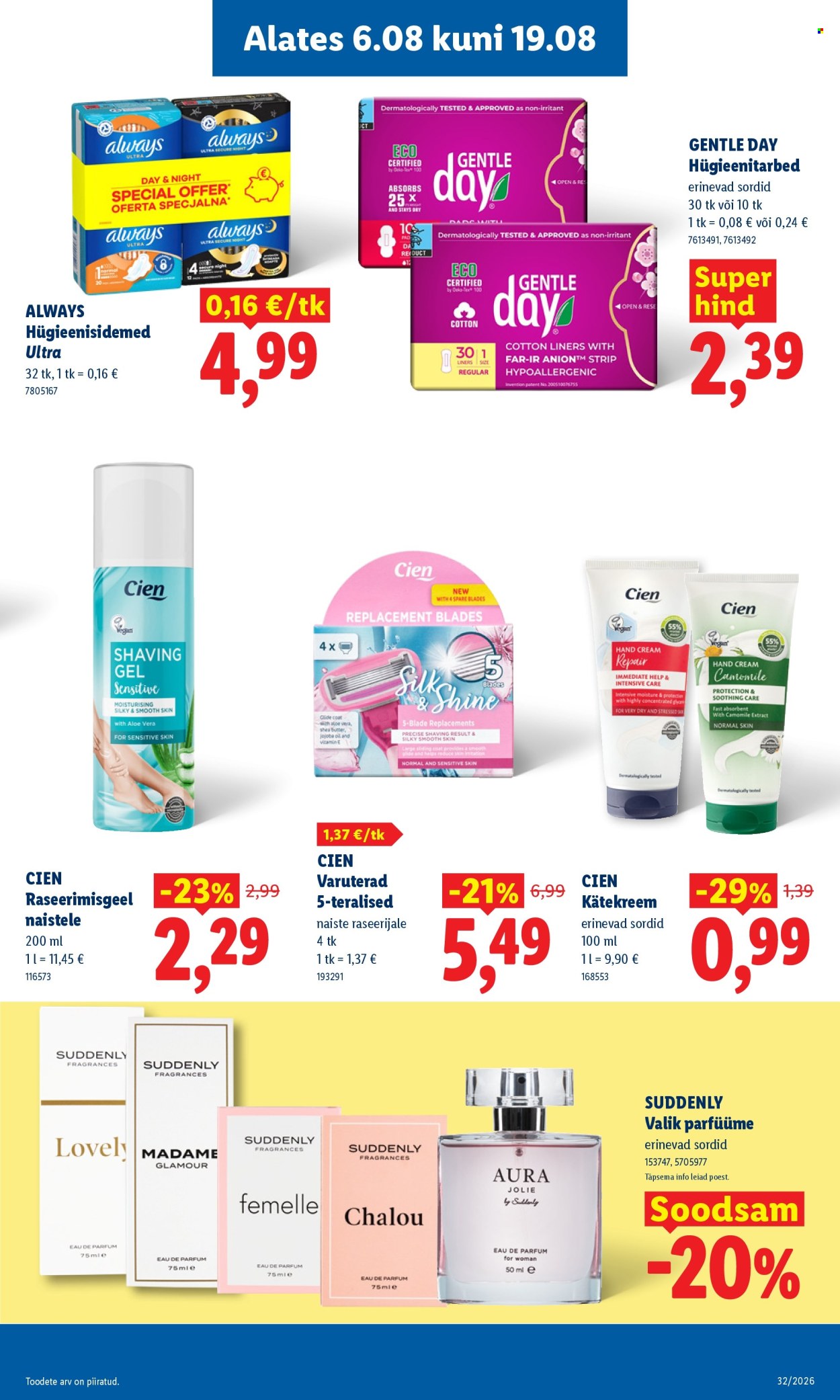 Lidl kliendileht - 03.08.2026 - 09.08.2026. Lehekülg 31