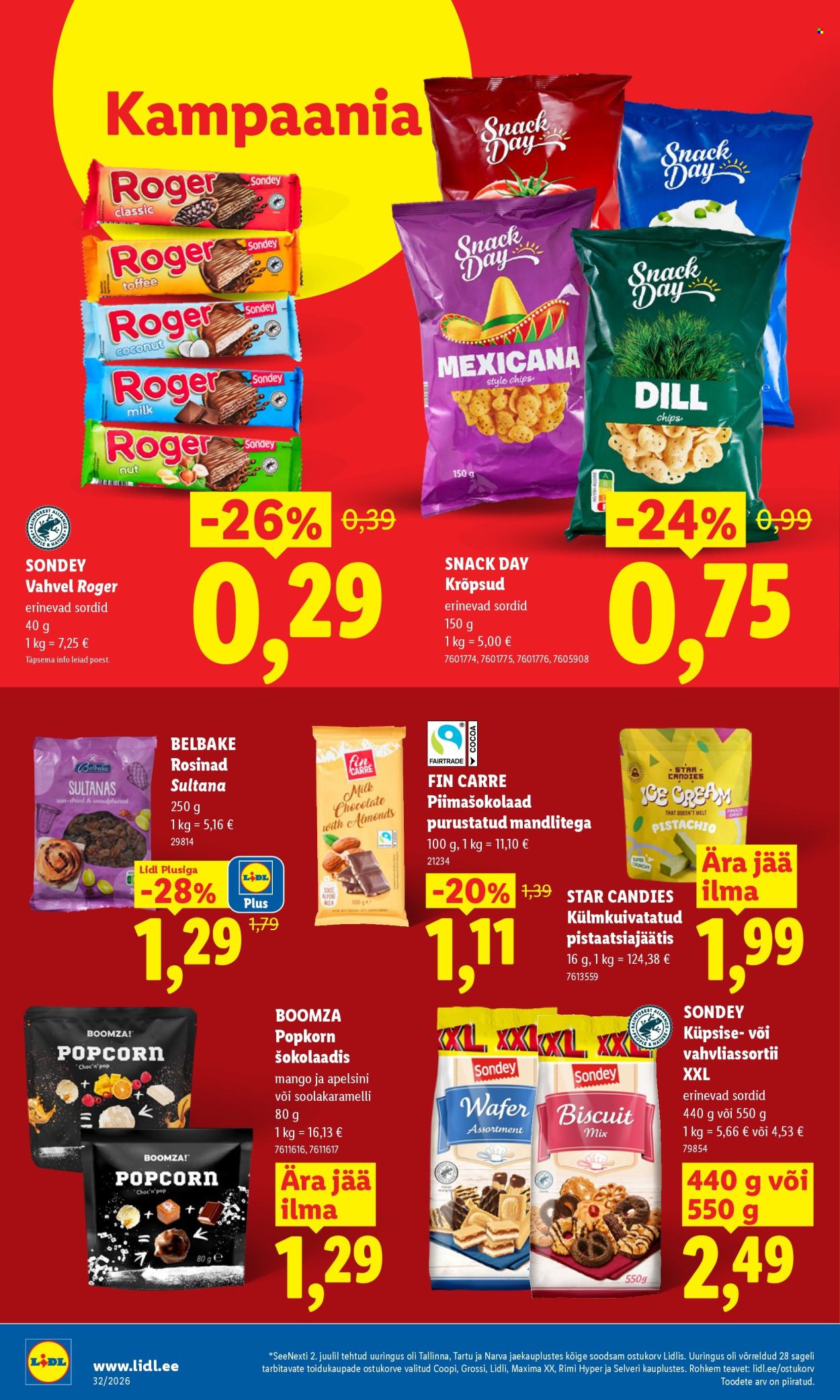 Lidl kliendileht - 03.08.2026 - 09.08.2026. Lehekülg 38