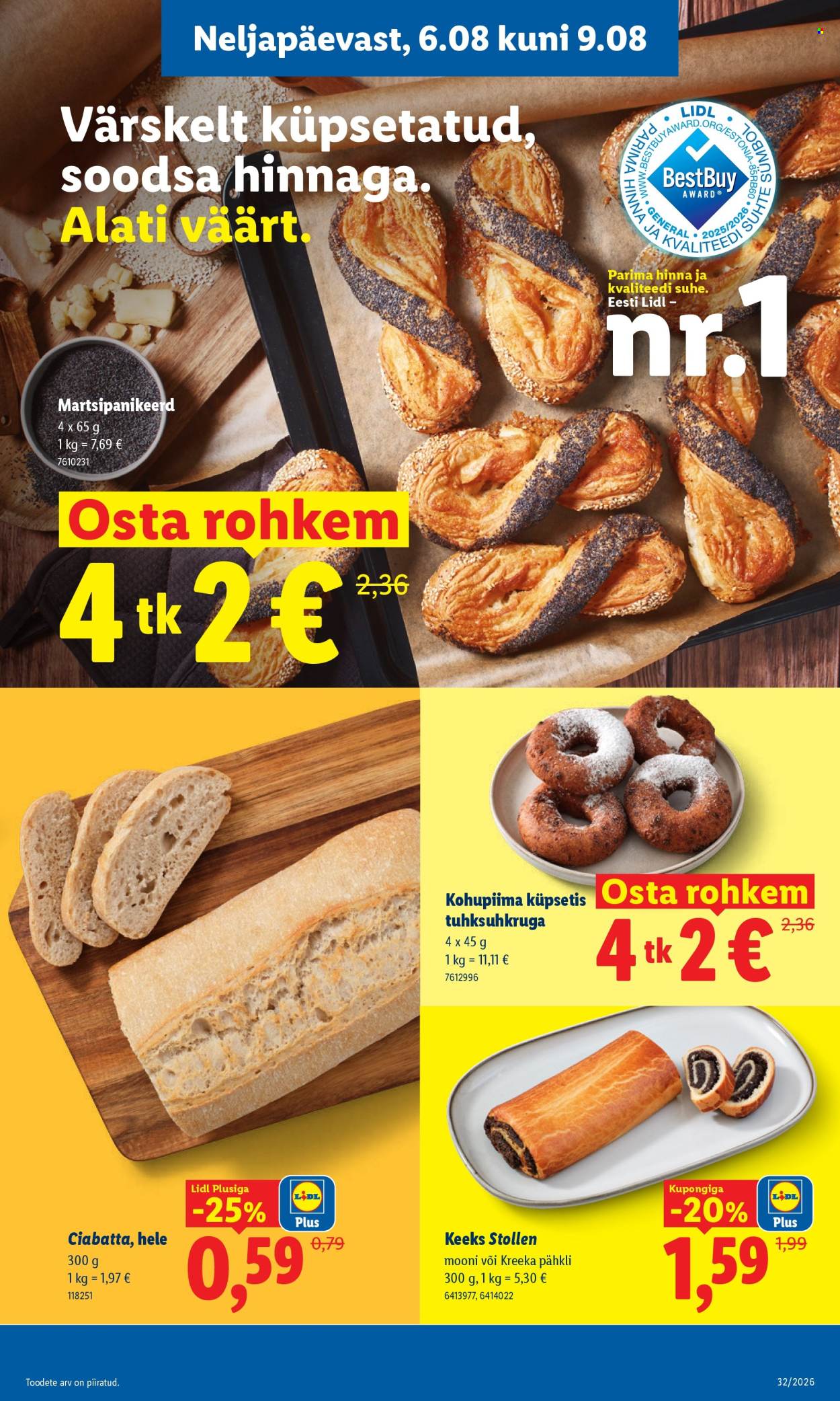 Lidl kliendileht - 03.08.2026 - 09.08.2026. Lehekülg 39