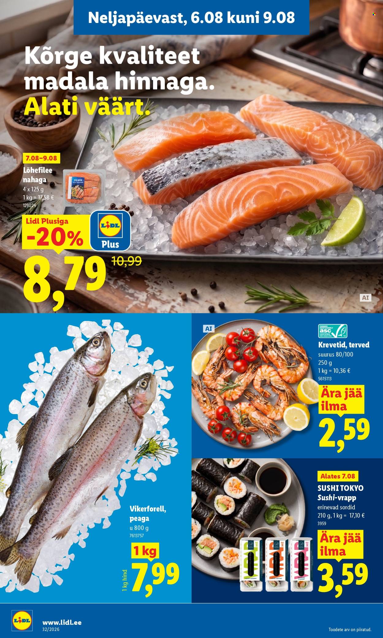 Lidl kliendileht - 03.08.2026 - 09.08.2026. Lehekülg 40