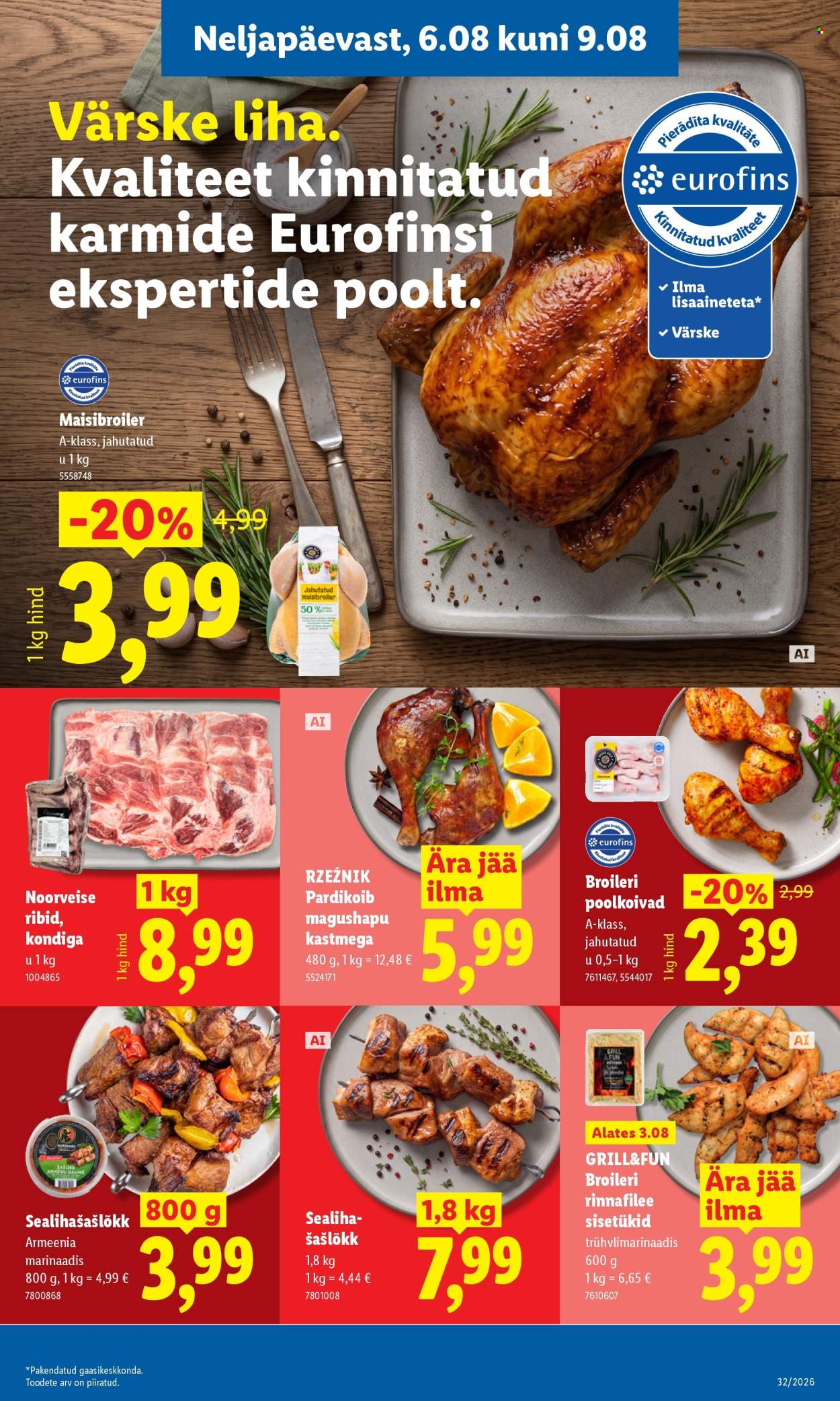 Lidl kliendileht - 03.08.2026 - 09.08.2026. Lehekülg 41