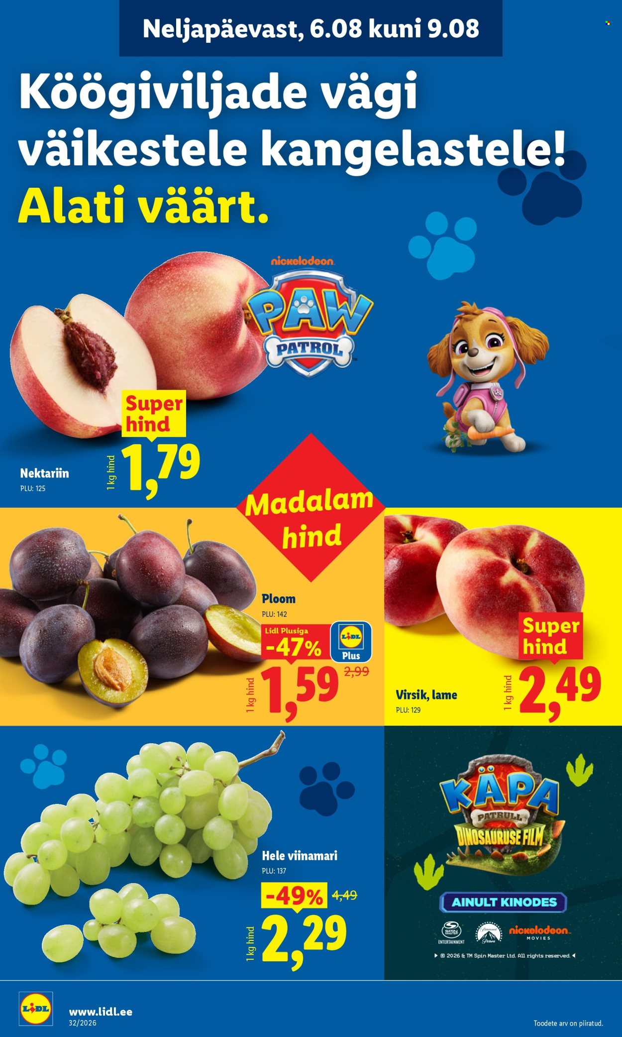 Lidl kliendileht - 03.08.2026 - 09.08.2026. Lehekülg 42