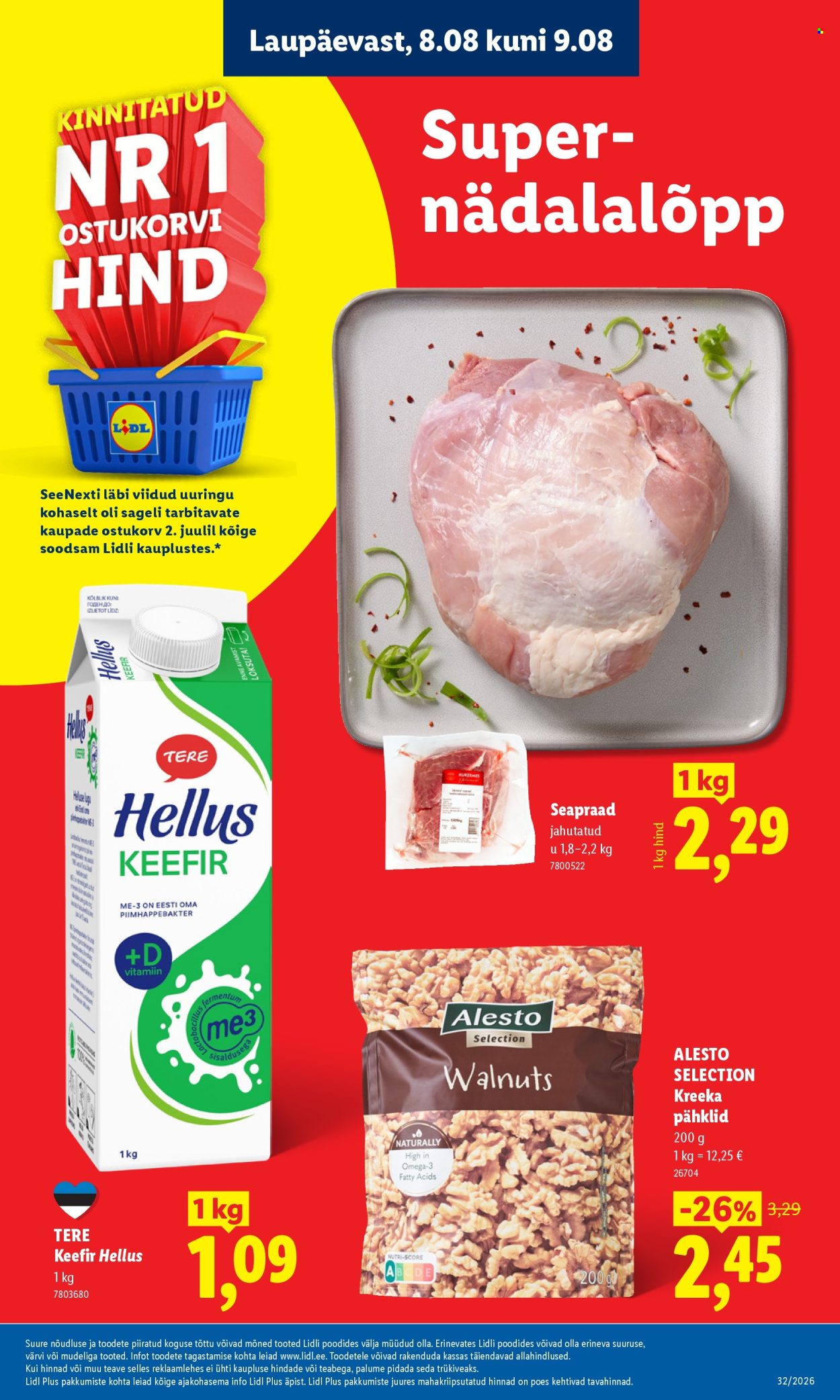 Lidl kliendileht - 03.08.2026 - 09.08.2026. Lehekülg 43