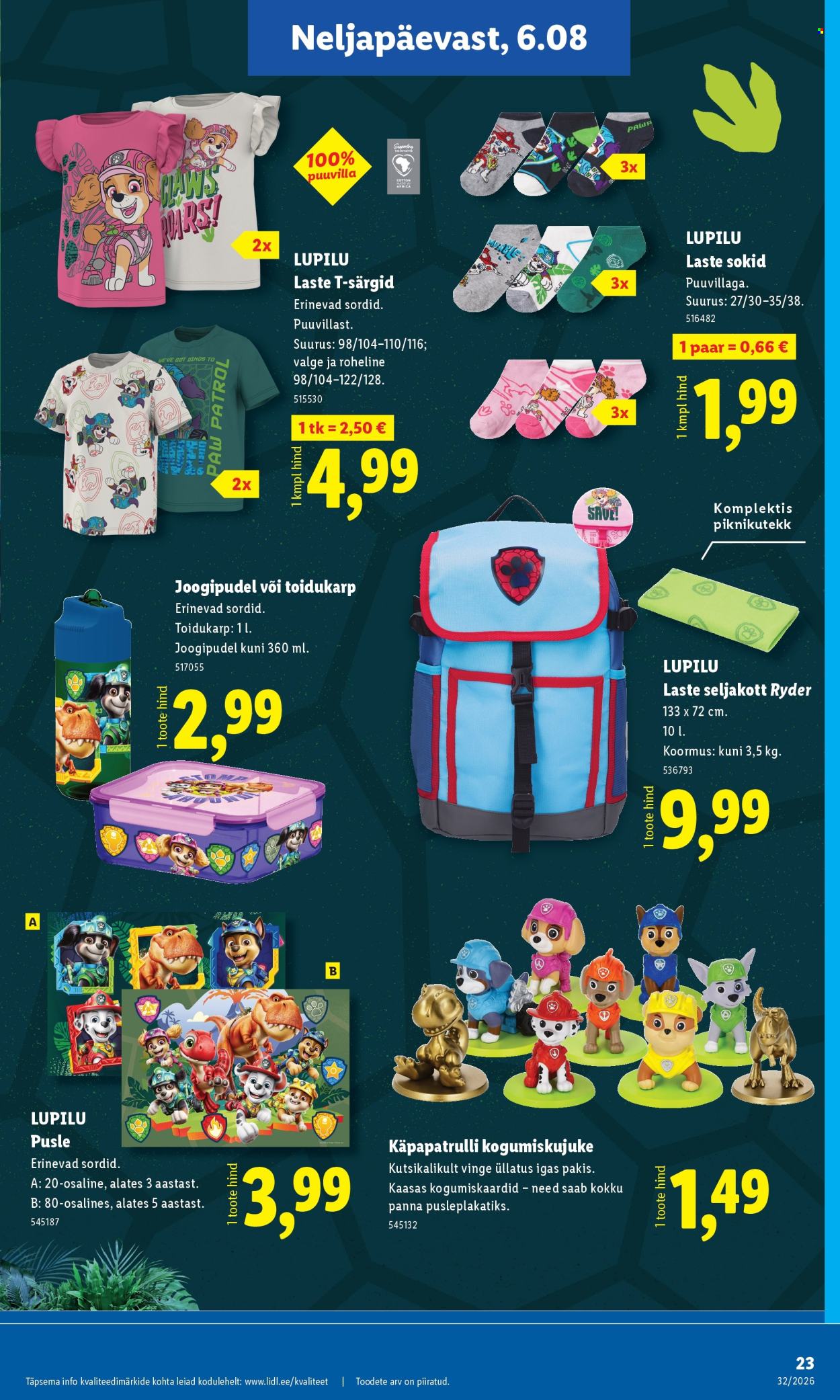 Lidl kliendileht - 03.08.2026 - 09.08.2026. Lehekülg 23