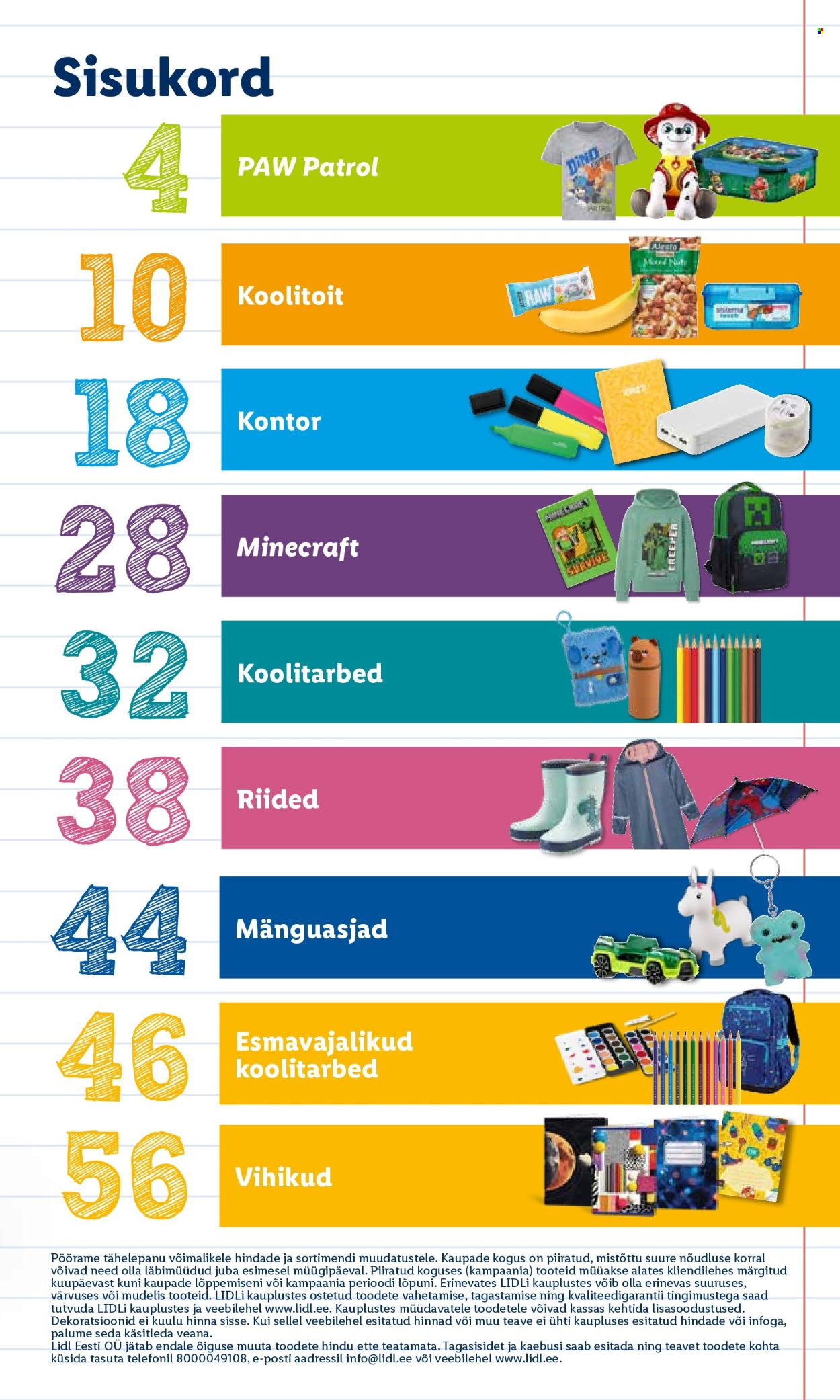 Lidl kliendileht. Lehekülg 3