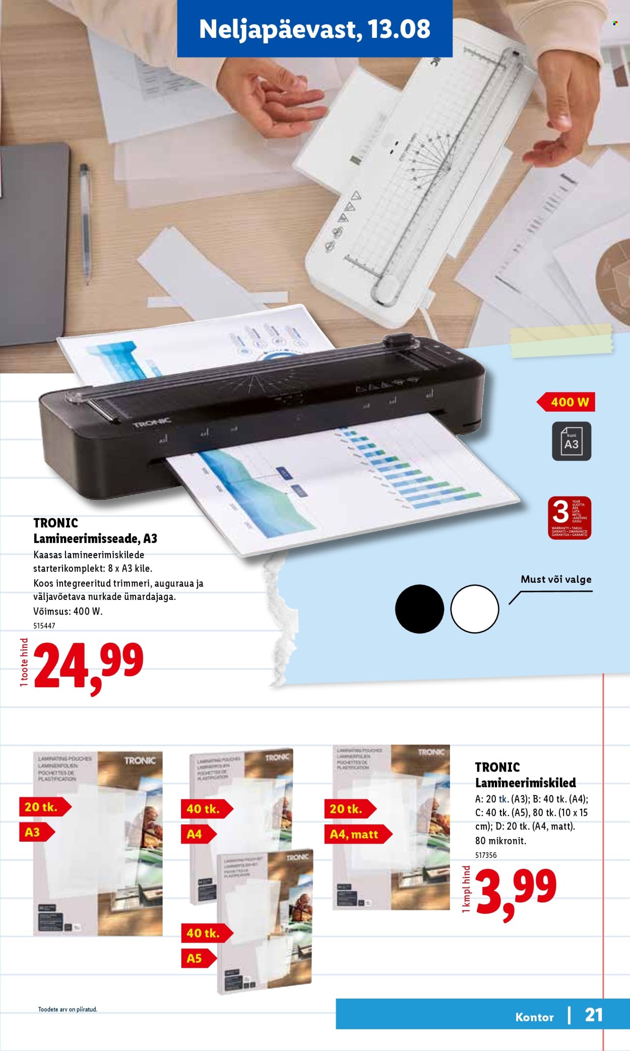 Lidl kliendileht. Lehekülg 21
