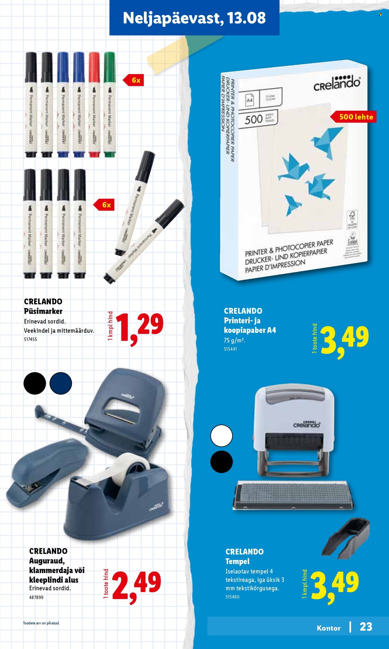 Lidl kliendileht. Lehekülg 23