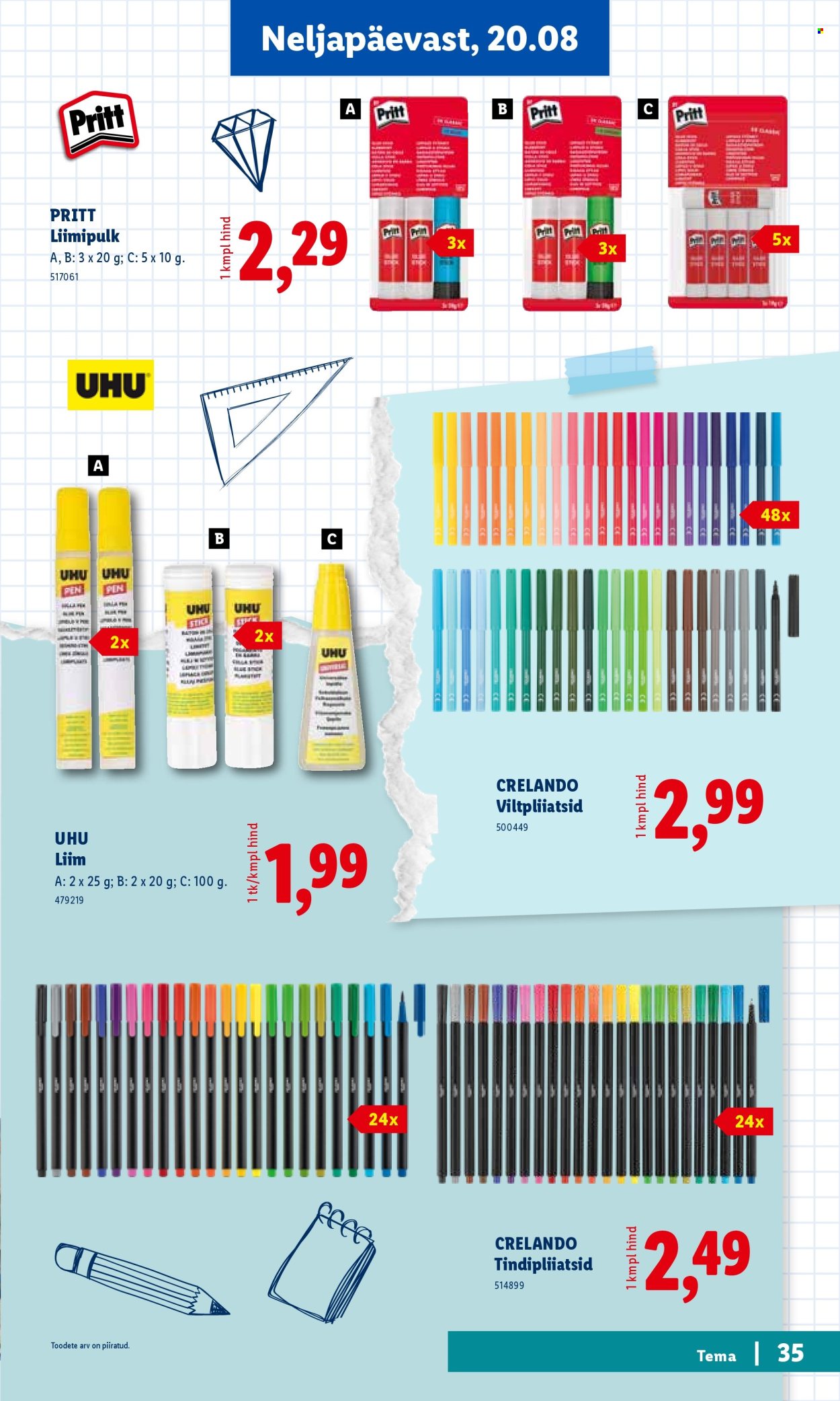 Lidl kliendileht. Lehekülg 35