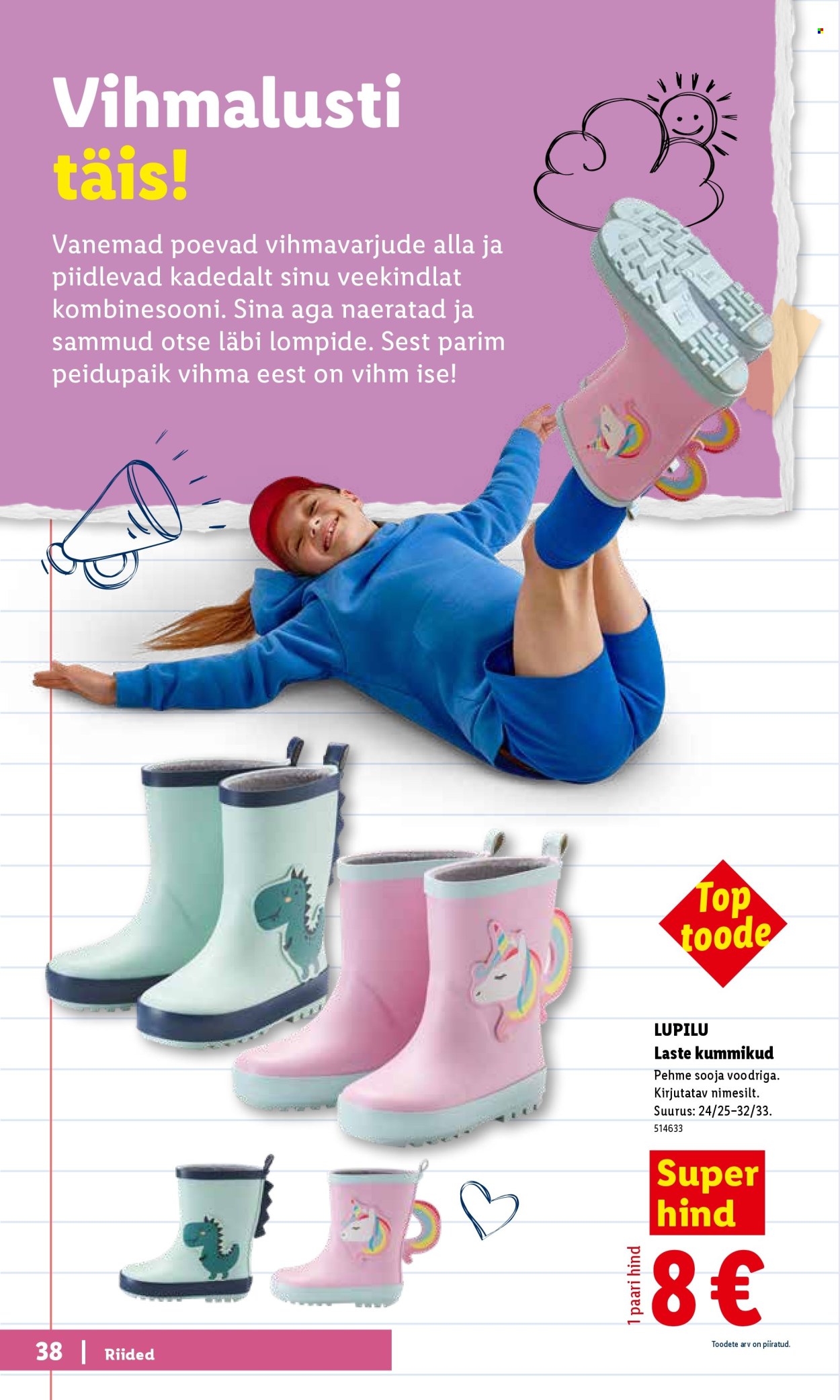 Lidl kliendileht. Lehekülg 38