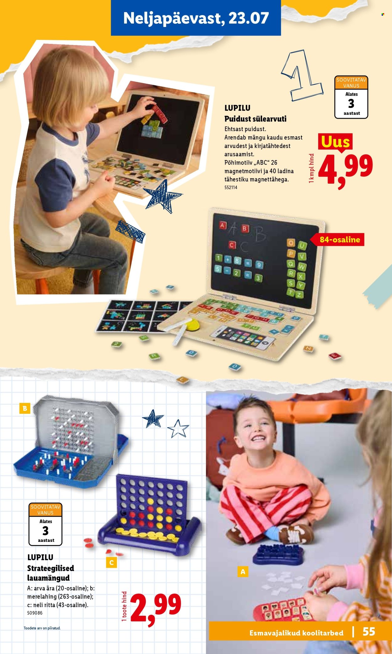 Lidl kliendileht. Lehekülg 55