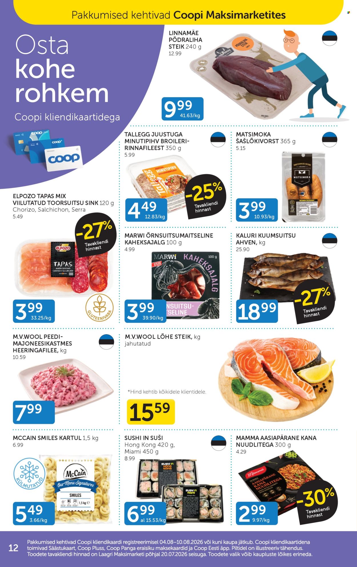 Coop kliendileht - 04.08.2026 - 10.08.2026. Lehekülg 12