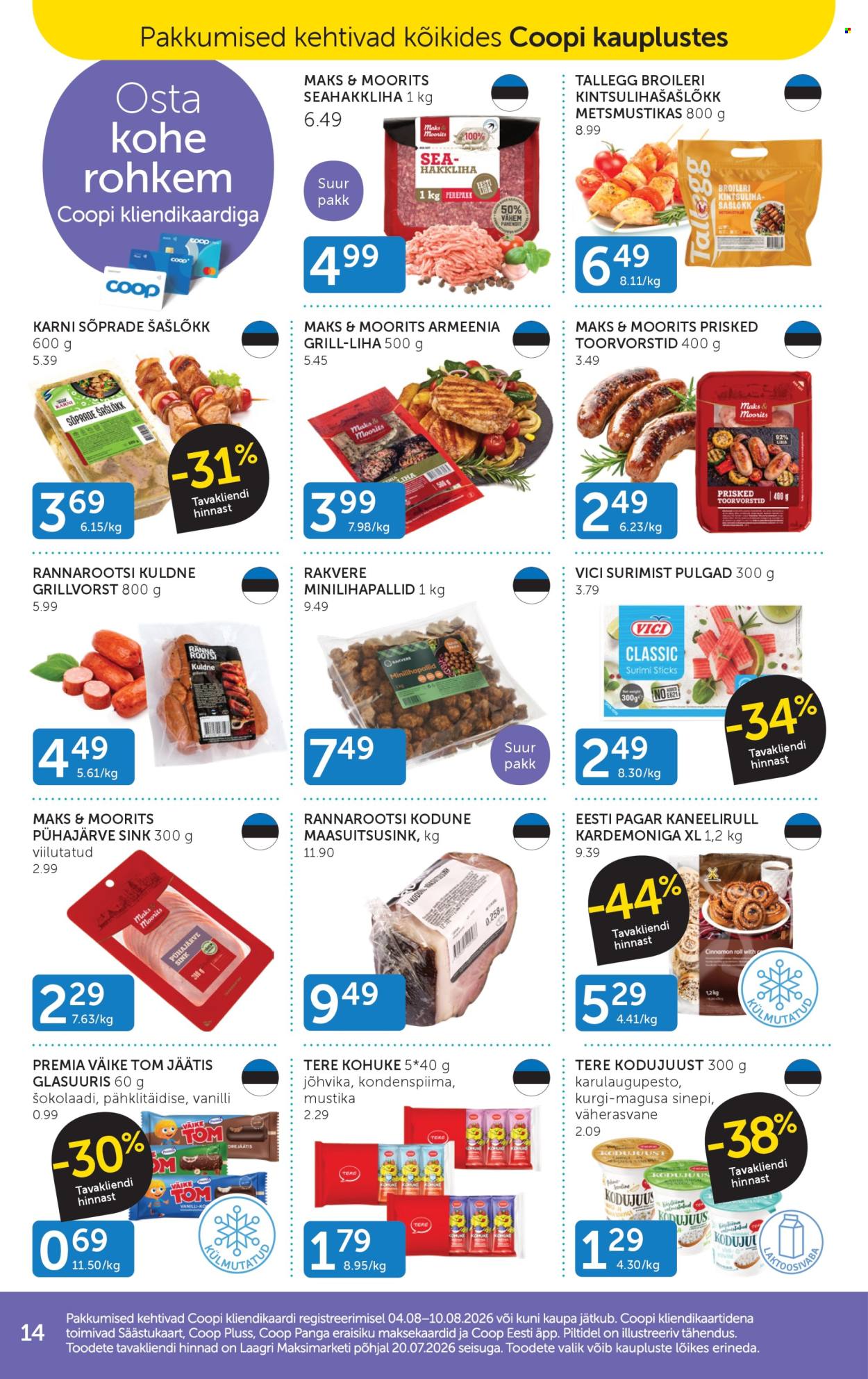 Coop kliendileht - 04.08.2026 - 10.08.2026. Lehekülg 14