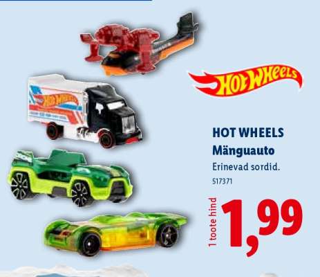 HOT WHEELS Mänguauto