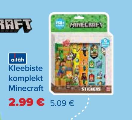 Kleebiste komplekt Minecraft