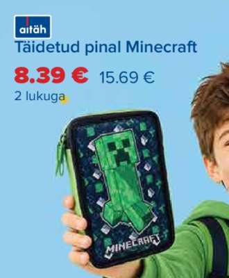 Täidetud pinal Minecraft