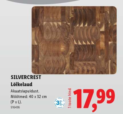 SILVERCREST Lõikelaud