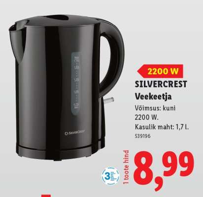 SILVERCREST Veekeetja
