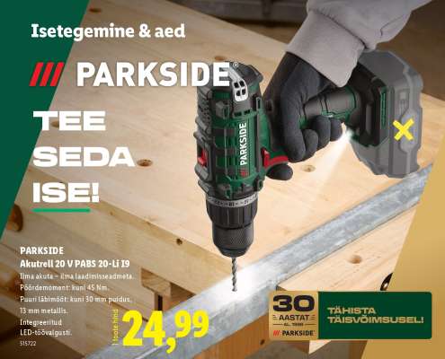 PARKSIDE Akutrell 20 V PABS 20-Li 19