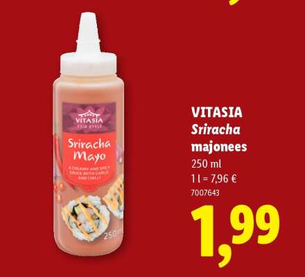 Vitasia Sriracha majonees