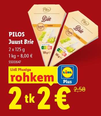 Pilos Juust Brie