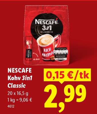 NESCAFE Kohv 3in1 Classic