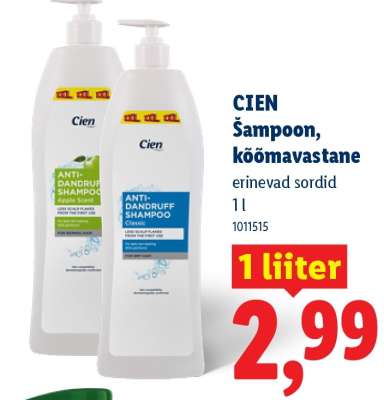 Cien Šampoon kõõmavastane