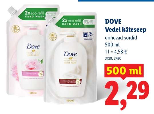 DOVE Vedel käte seep