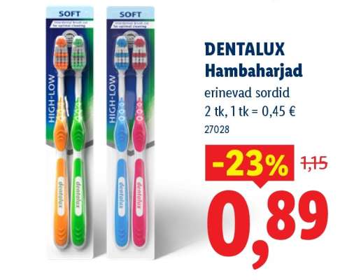 DENTALUX Hambaharjad