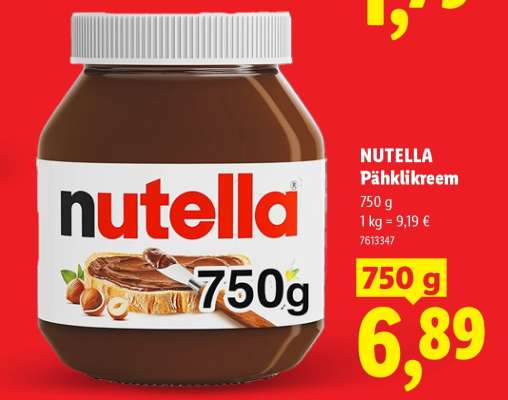 Nutella pähklikreem