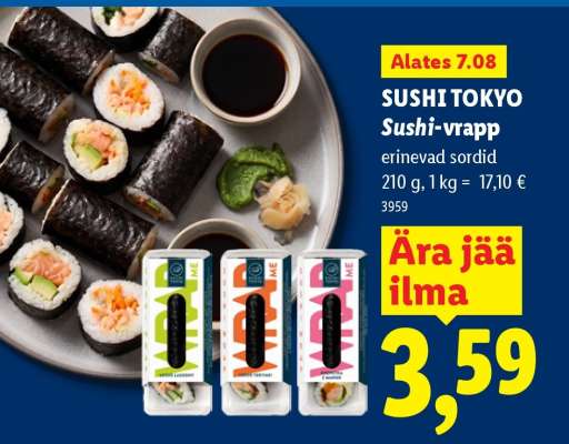 SUSHI TOKYO Sushi-vrapp
