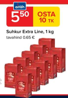 Suhkur Extra Line, 1 kg