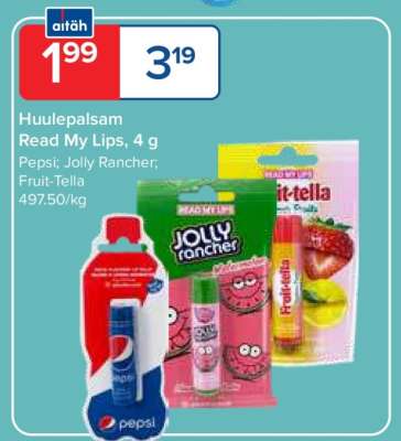 Huulepalsam Read My Lips, 4 g
