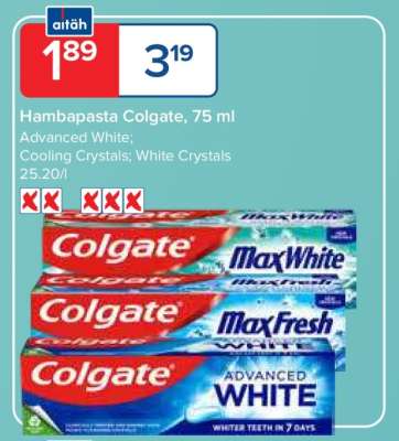 Hambapasta Colgate, 75 ml