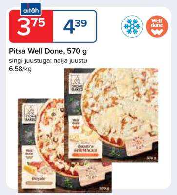 Pitsa Well Done, 570 g