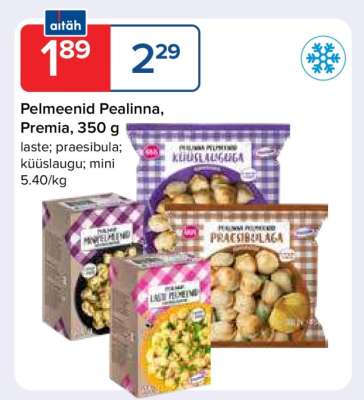 Pelmeenid Pealinna, Premia, 350 g