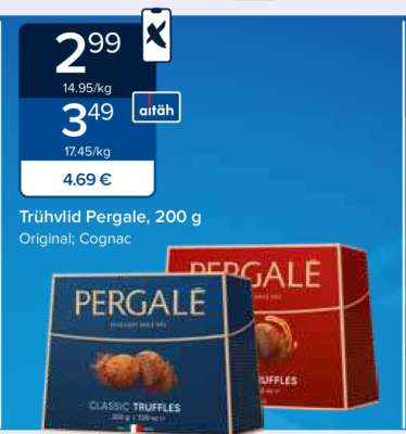 Trühvlid Pergale, 200 g