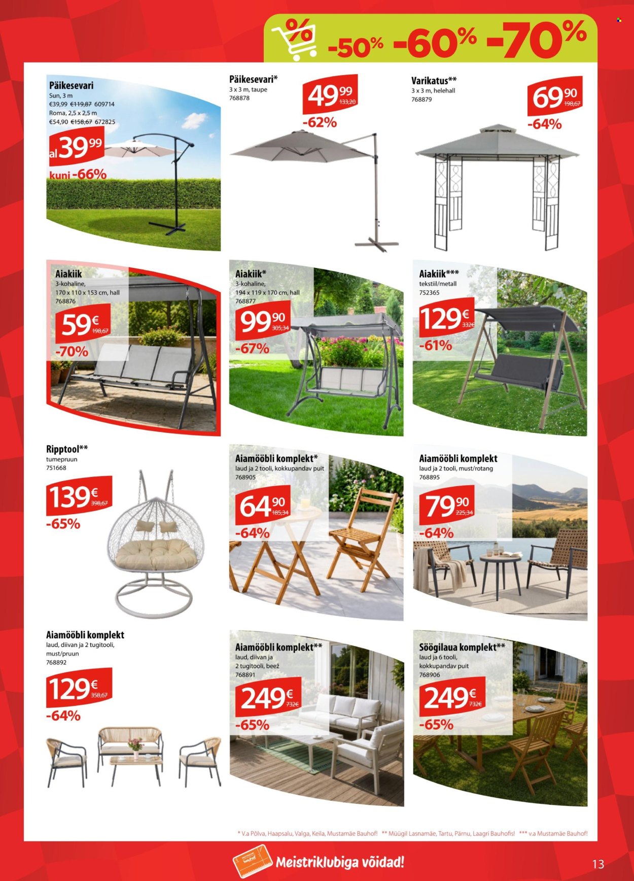 Bauhof kliendileht - 04.08.2026 - 31.08.2026. Lehekülg 13