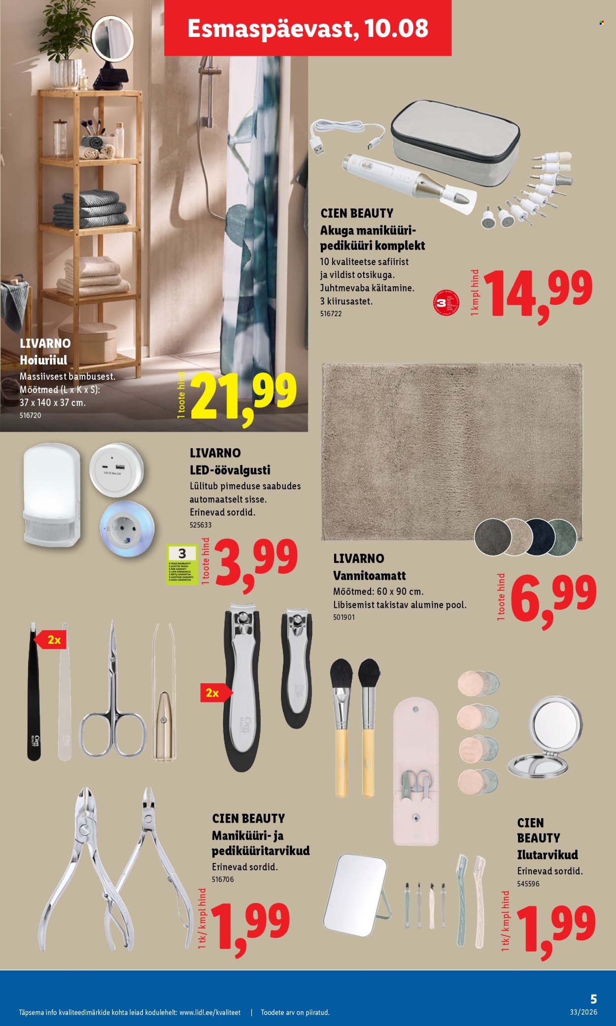 Lidl kliendileht - 10.08.2026 - 16.08.2026. Lehekülg 5