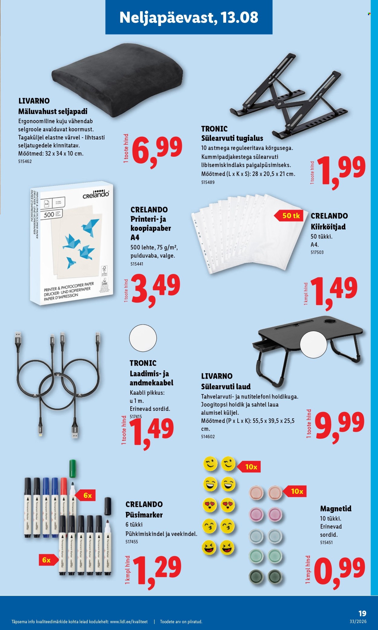 Lidl kliendileht - 10.08.2026 - 16.08.2026. Lehekülg 19