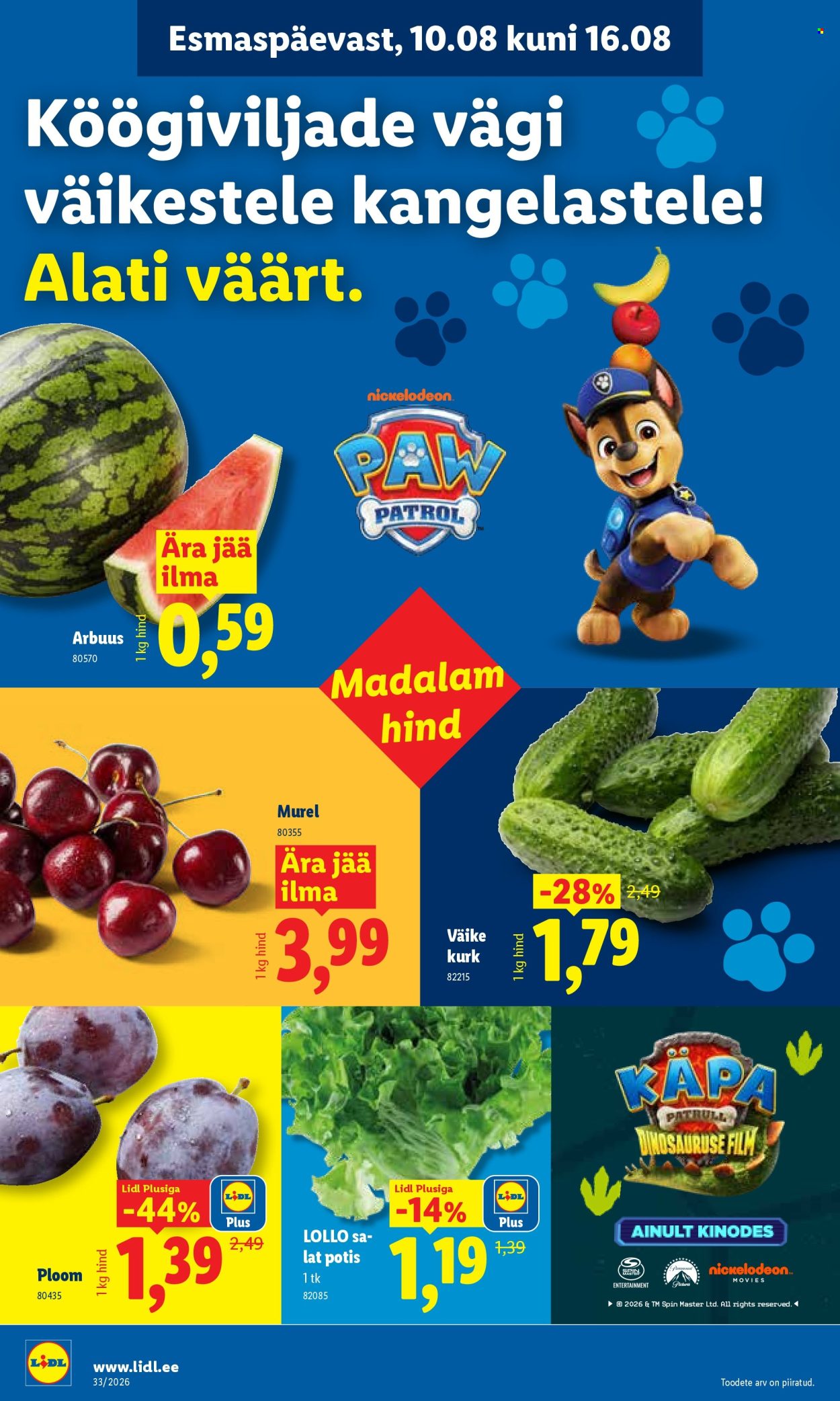Lidl kliendileht - 10.08.2026 - 16.08.2026. Lehekülg 6