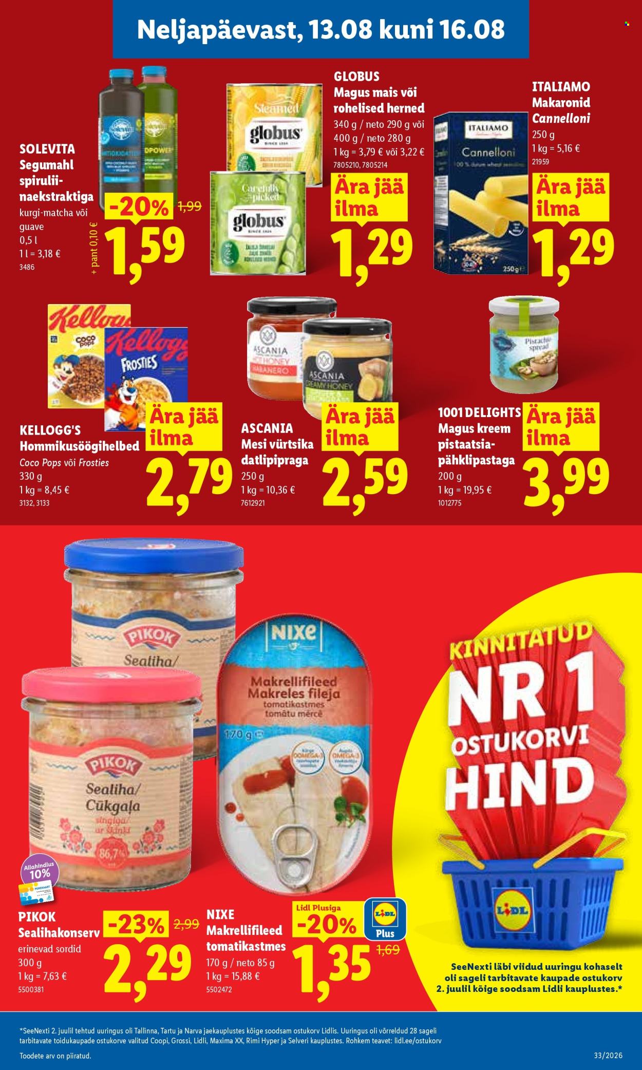 Lidl kliendileht - 10.08.2026 - 16.08.2026. Lehekülg 34